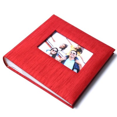 Rich colour cloth cover 4*6 photo album 200 photos with window